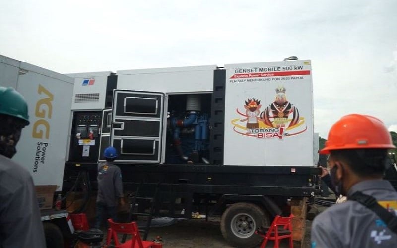 Genset untuk Agenda MotoGP Mandalika Didatangkan dari Papua 
