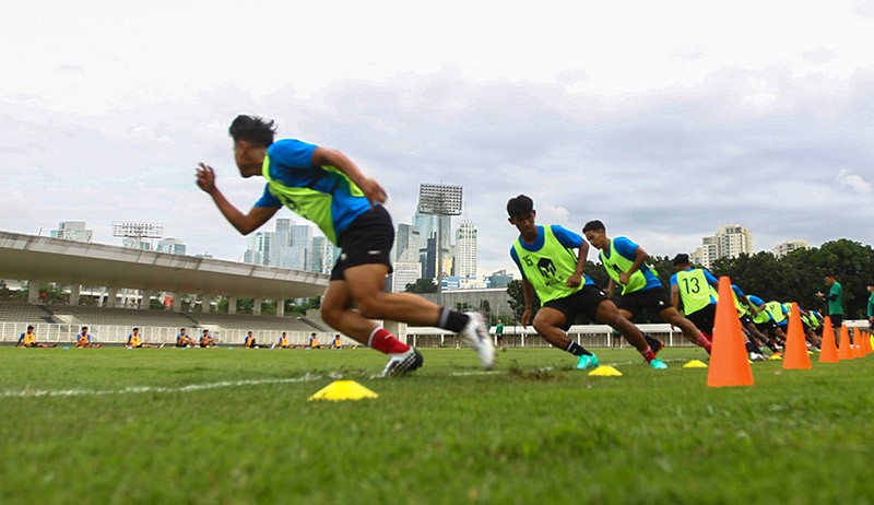 Timnas Indonesia U-19 Gelar Latihan Perdana Persiapan Piala Dunia 2023 - Bagian 2