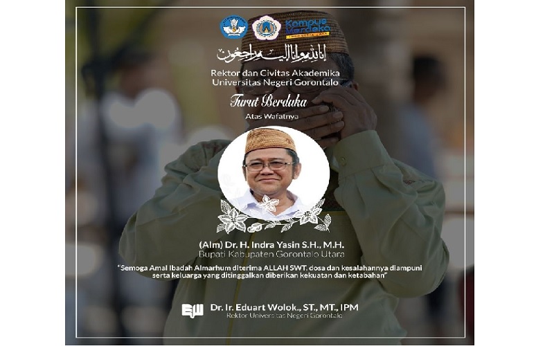 Kabar Duka, Bupati Gorontalo Utara Indra Yasin Meninggal Dunia