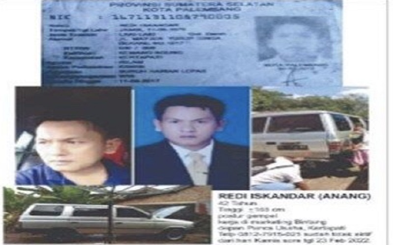 Mayat Terikat Ternyata Sopir Toko Elektronik di Palembang, Terakhir Pamit ke Anak yang Main di Lapangan 