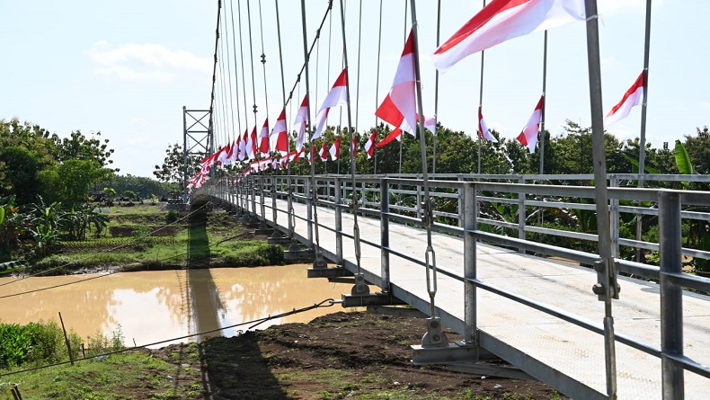 Bupati Sukoharjo Resmikan Jembatan Tambakboyo, Ini Pesannya 