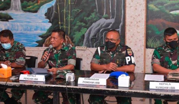 Kodam Bukit Barisan Dukung Proses Hukum Dugaan Oknum TNI Terlibat Kasus Kerangkeng