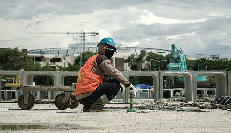 Penampakan Sirkuit Formula E di Ancol Mulai Diaspal - Bagian 5