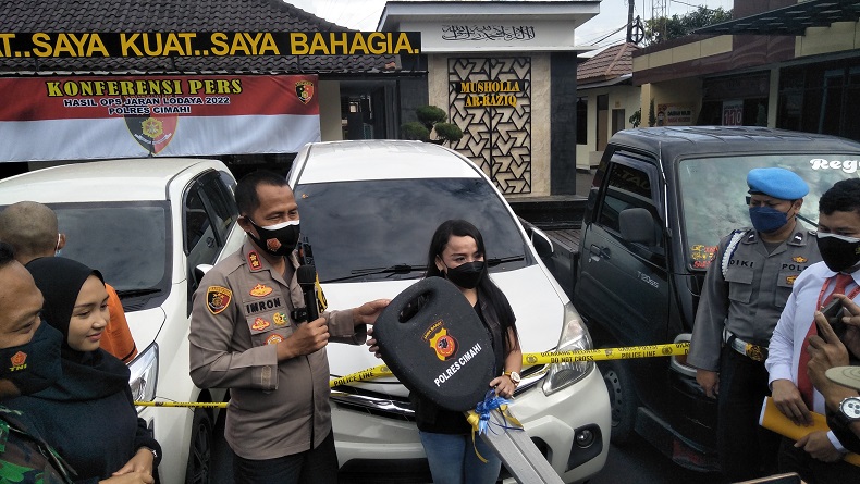 Polres Cimahi Serahkan 30 Ranmor Curian, Begini Respons Pemiliknya