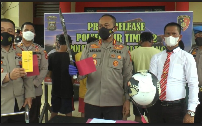 5 Begal yang Bacok Kepala Driver Ojol Ditangkap, Semuanya Anak-Anak