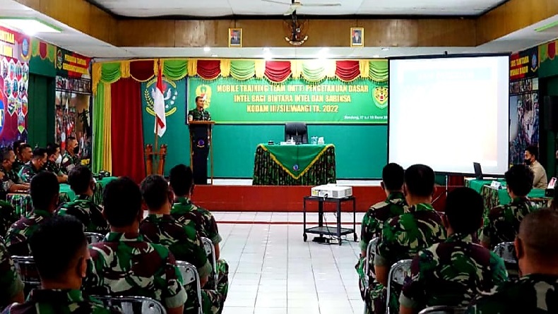 Perkuat Kemampuan Intelijen Prajurit, Pangdam Siliwangi: Praktikkan, Jangan hanya Teori