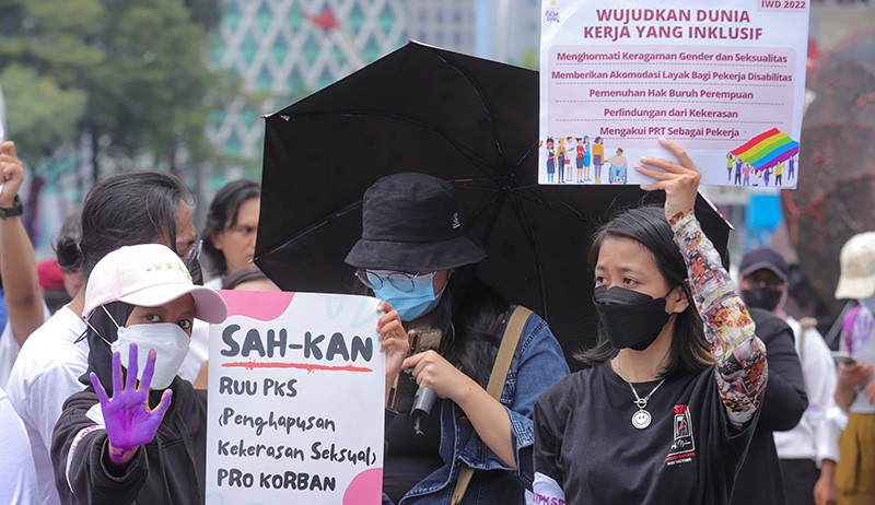 Aksi Damai Peringati Hari Perempuan Internasional - Bagian 3