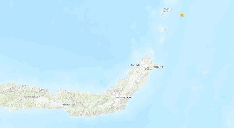 Gempa Terkini M5,6 Guncang Sitaro Sulut, Terasa di Manado dan Minahasa