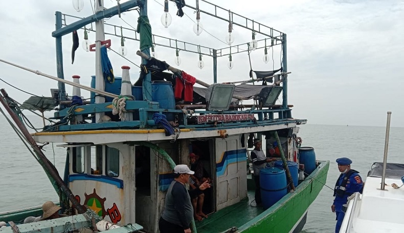 Sempat Hilang Kontak, KM Putra Barokah SN Berhasil Ditemukan, 18 ABK Selamat