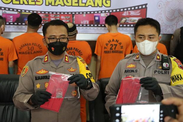  Polres Magelang Amankan 8 Orang dalam Kasus Narkotika, 2 di Antaranya Masih Pelajar