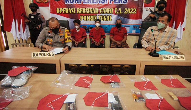 Kumpulan Barang Bukti Hasil Operasi Bersinar Candi 2022 Polres Tegal - Bagian 1