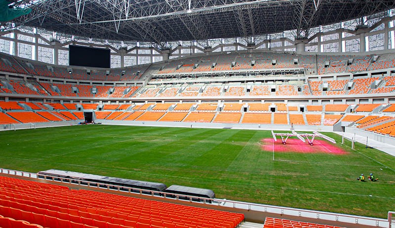 Penampakan Fasilitas JIS dari Ruang Ganti Mewah - Lapangan Pemanasan Indoor - Bagian 2