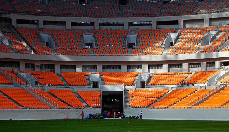 Penampakan Fasilitas JIS dari Ruang Ganti Mewah - Lapangan Pemanasan Indoor - Bagian 4