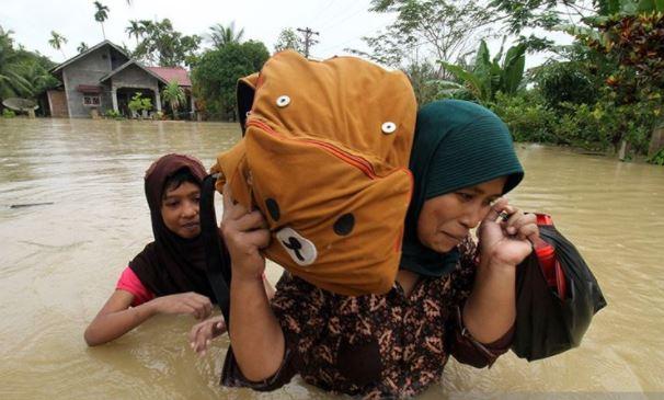 Pengungsi Banjir di Aceh Utara Bertambah, Jadi 18.160 Jiwa