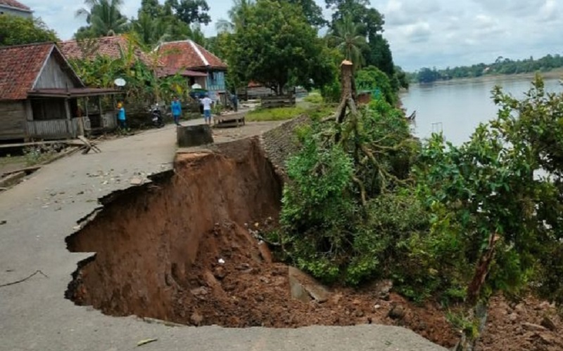 Longsor di Muba, Listrik dan PDAM Putus Hewan Ternak Tertimbun 