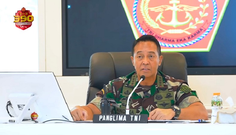 Jenderal Andika Pimpin Sertijab 6 Jabatan Strategis, Eks Pangdam Diponegoro Resmi Jabat Kabais TNI