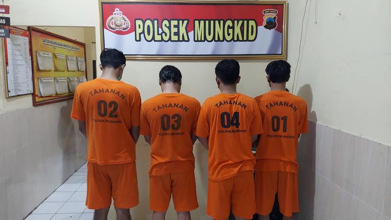Hajar Warga hingga Babak Belur, 4 Pemuda di Magelang Ditangkap Polisi