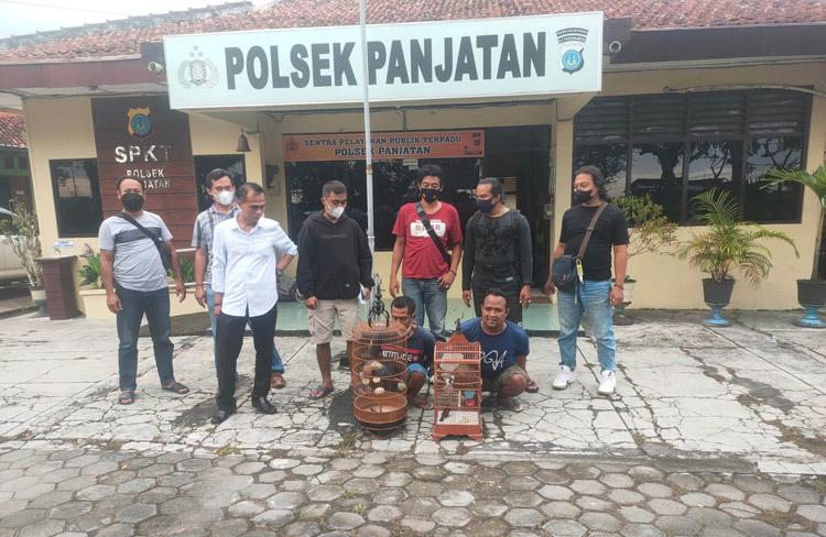 Kurang dari 24 Jam, Polisi Bekuk 2 Pencuri Burung Kicauan di Kulonprogo