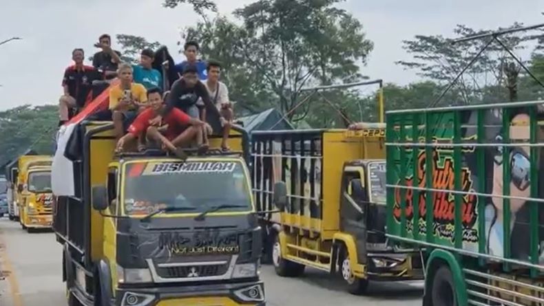 Tolak Aturan ODOL, Ratusan Sopir di Boyolali Turun ke Jalan 