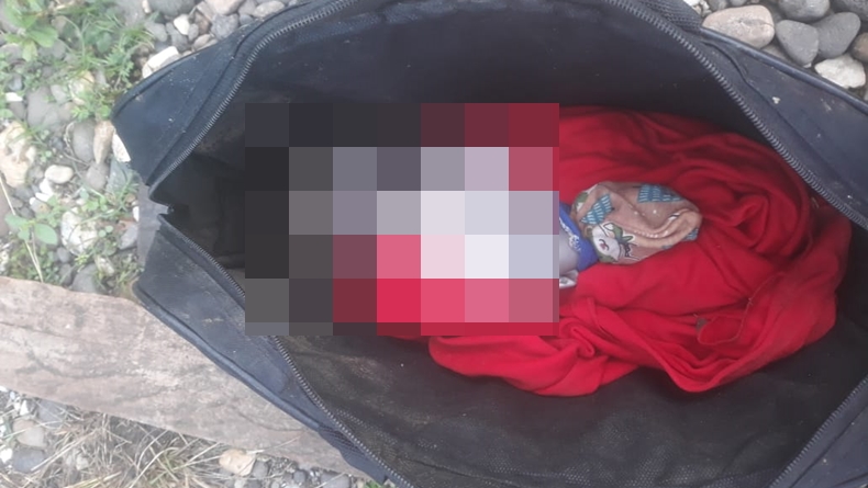 Lagi Asyik Mancing, Warga Merangin Geger Temukan Mayat Bayi di Dalam Tas