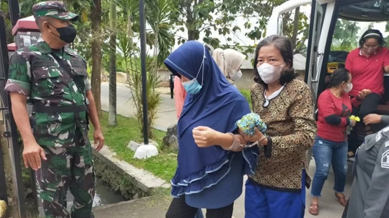 30 Napi dari Palembang Dipindah ke Lapas Perempuan Bandarlampung