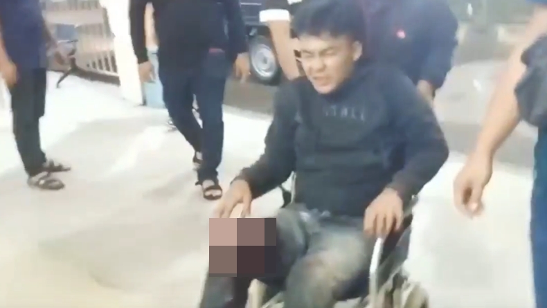 Kabur saat Ditangkap, Pembunuh Tukang Jam di Palembang Meringis Ditembak Polisi