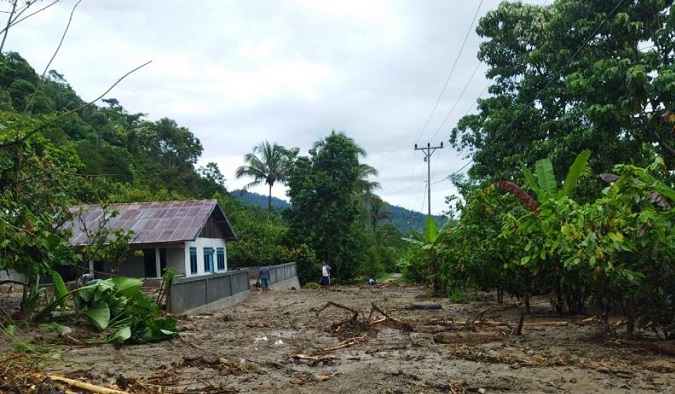 Banjir dan Longsor Terjang Tiga Dusun di Sigi, Sulteng