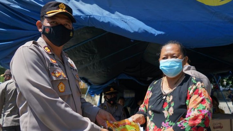 Polres Gorontalo Kota Hadiahkan Minyak Goreng dan Beras bagi Peserta Vaksin
