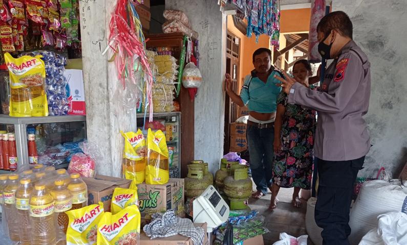 Bhabinkamtibmas Cek Stok dan Harga Sembako jelang Puasa, Ini Hasilnya