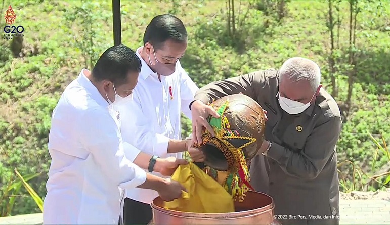 Gubernur Kaltim Jadi yang Terakhir Serahkan Air dan Tanah ke Jokowi di IKN Nusantara