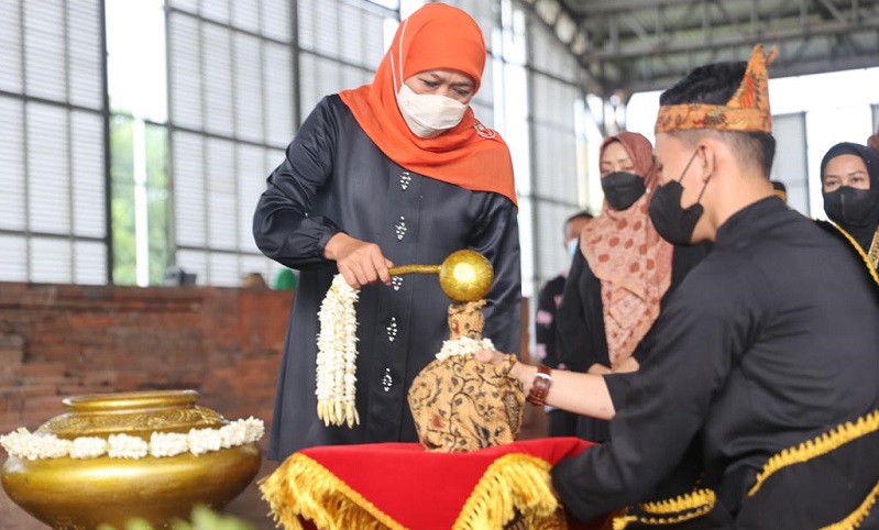 Kemah di IKN Nusantara, Gubernur Khofifah Bawa Tanah dan Air dari Bumi Majapahit 