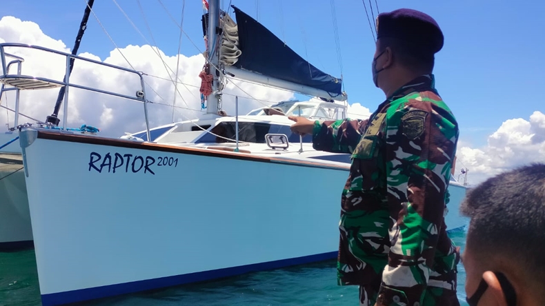 Masuk Pelabuhan Tanpa Izin, Kapal Berbendera Australia Diusir Lanal Bengkulu