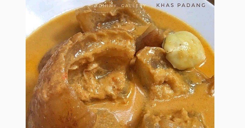 Cara Membuat Gulai Tunjang Padang, Tekstur Empuk Bikin Nagih