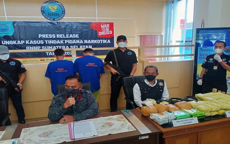 Gudang Narkoba Palembang Sudah Beroperasi 2 Bulan, Segini Sabu-Ekstasi yang Diedarkan