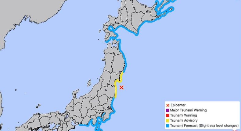 Gempa M7,3 Guncang Jepang, Petugas Periksa PLTN Fukushima