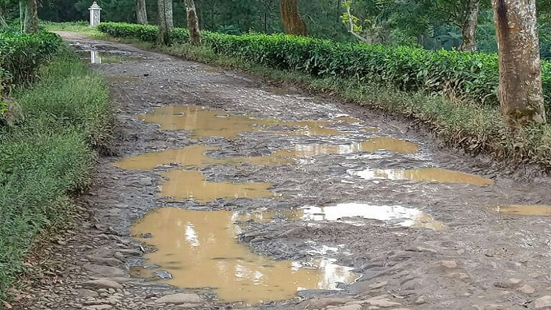 Jalan Pangheotan-Cipada KBB Rusak Parah, PUTRL Segera Diperbaiki Tahun Ini