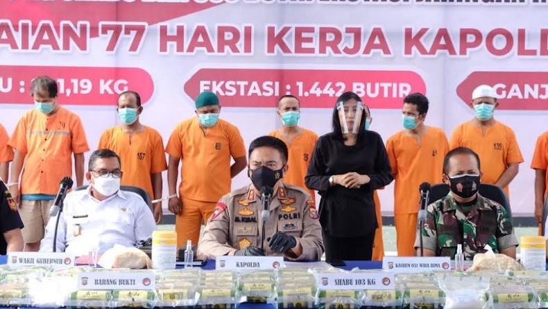 Kapolda Riau Berang Oknum Polisi Terlibat Kasus Narkoba, Sabu Seberat 61 Diamankan