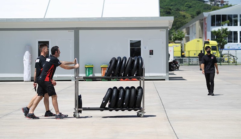 Suasana Paddock Sirkuit Mandalika Jelang Balap MotoGP Seri Kedua - Bagian 2