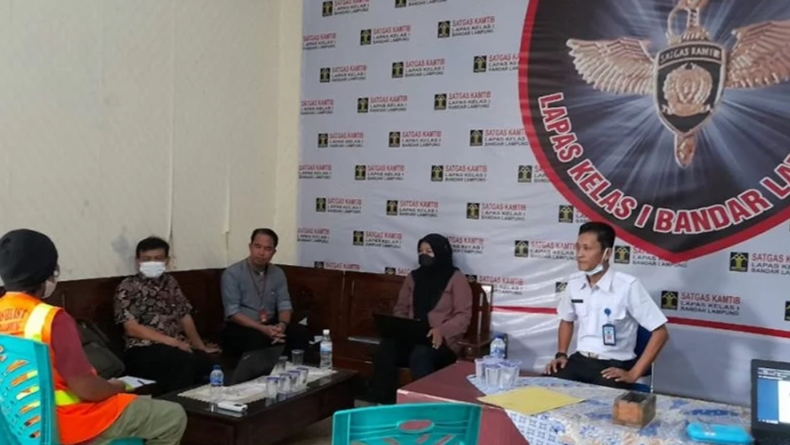 Berikan Konseling ke Napi Terorisme, Petugas BNPT Kunjungi Lapas Bandarlampung