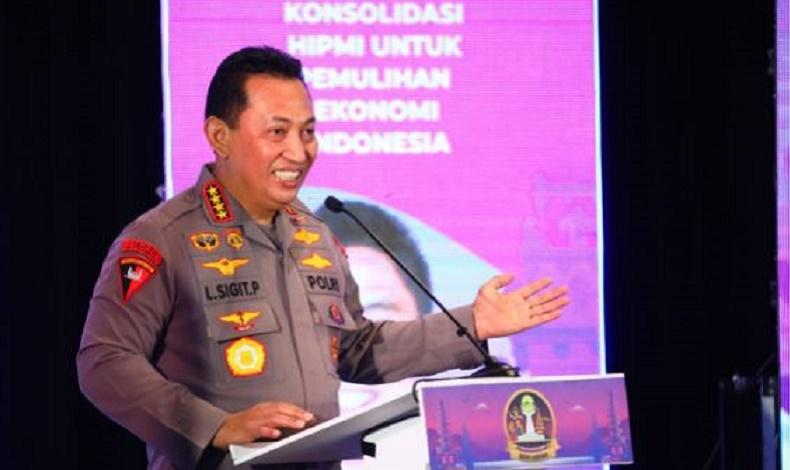 Kapolri Minta Hipmi Kawal Kebijakan Pertumbuhan Ekonomi di Tengah Pandemi Covid-19