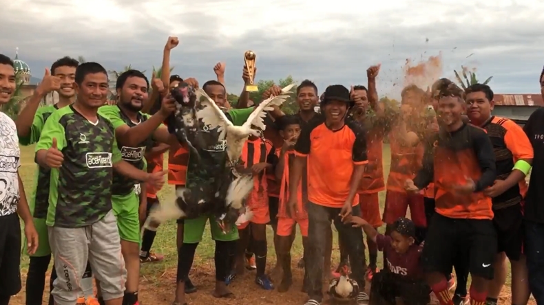 Liga Itik, Pertandingan Sepak Bola di Aceh Barat Berhadiah Bebek