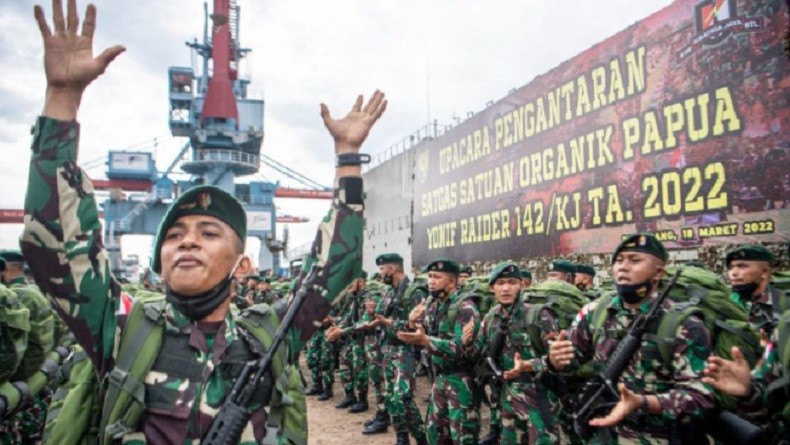 400 Prajurit Yonif Raider Ksatria Jaya Berangkat ke Papua Melalui Jalur Laut, Perjalanan 10 Hari