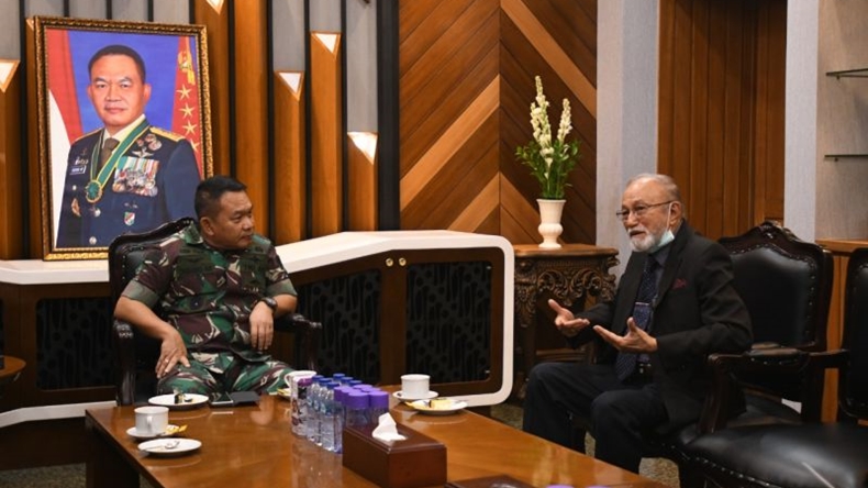 Bahas Masalah di Aceh, Wali Naggroe Aceh Kunjungi KSAD Jenderal Dudung