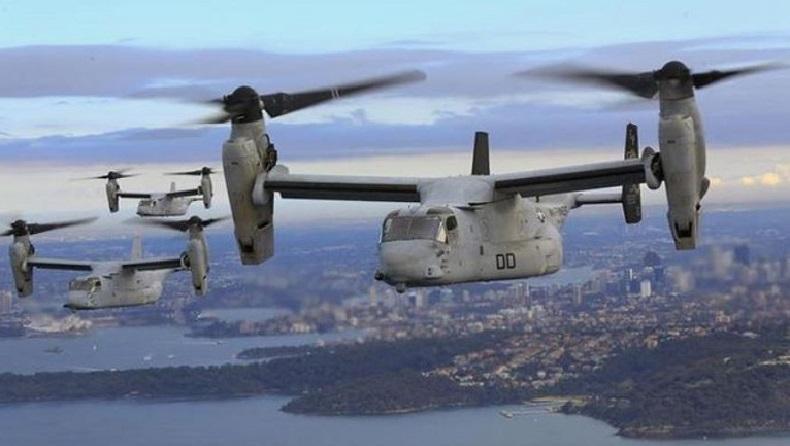 Pesawat Osprey Angkut 5 Marinir AS Jatuh di Gurun, Penyebab Masih Misterius