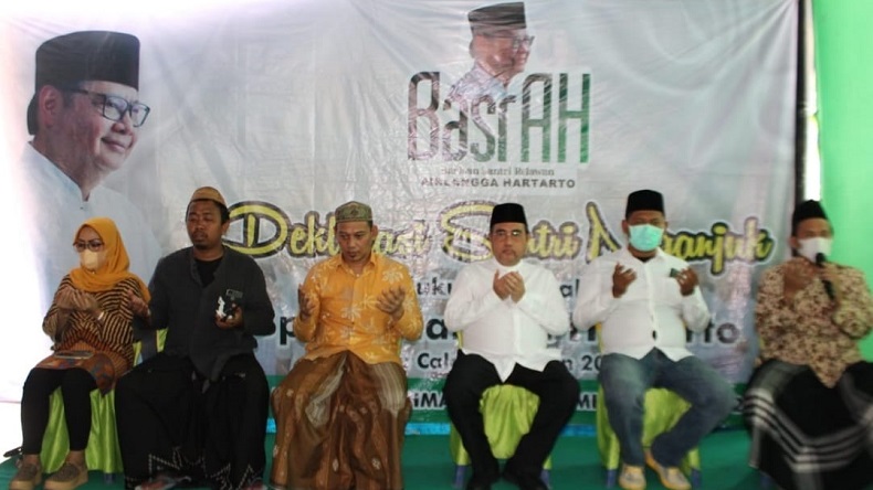 Deklarasi, Santri Nganjuk Dukung Airlangga Hartarto Maju Capres 2024