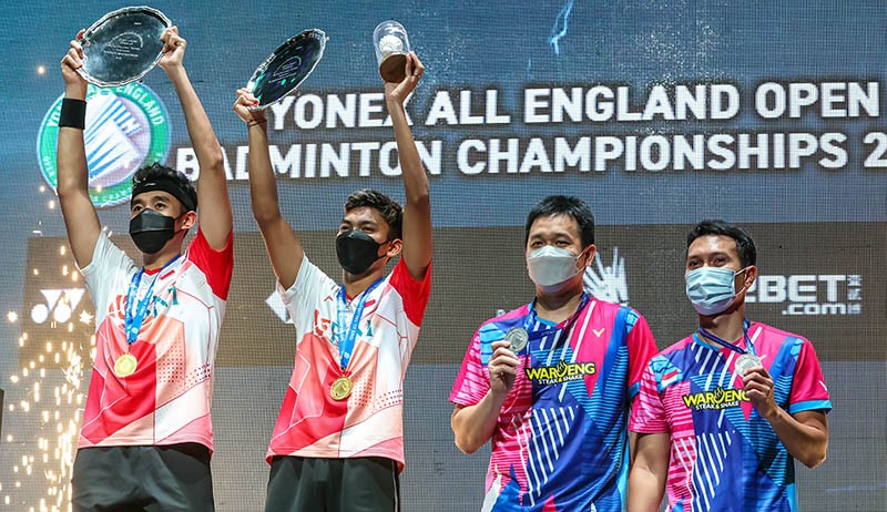 Momen Gandra Putra Indonesia Bagas-Fikri Juara All England 2022 - Bagian 2