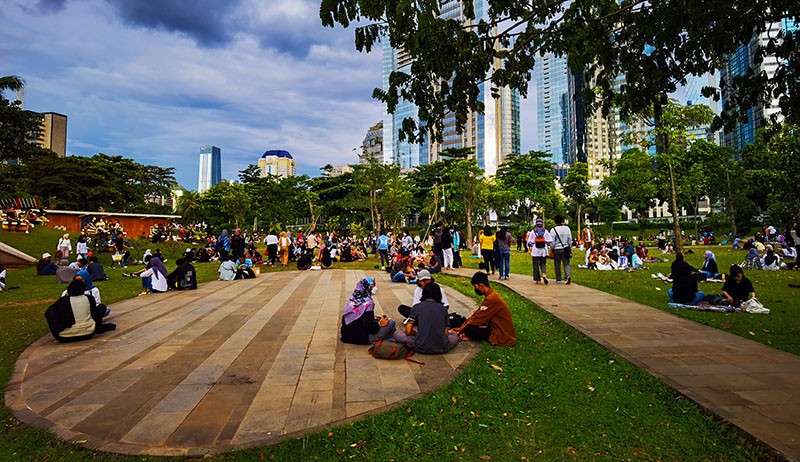 Libur Akhir Pekan Menikmati Senja Ibu Kota - Bagian 3