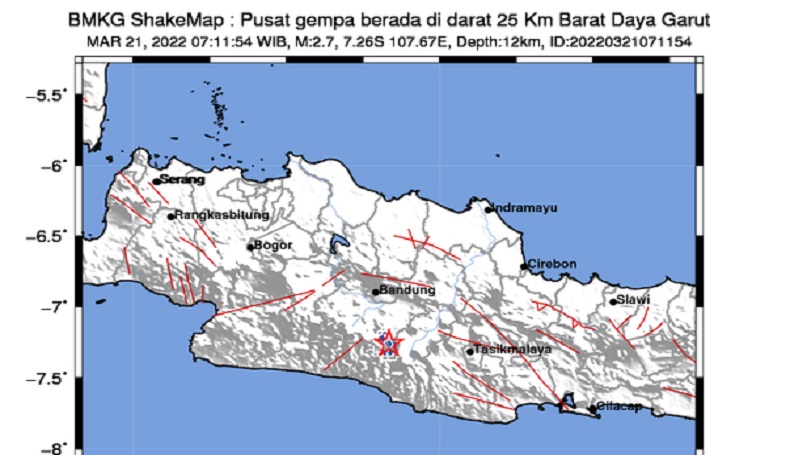 BMKG Minta Masyarakat Waspadai Kemungkinan Gempa Susulan di Garut