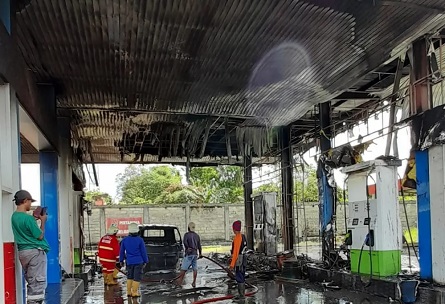 Kebakaran SPBU di Samarinda, Polisi Akan Libatkan Tim Puslabfor Surabaya