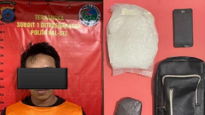 Polisi Tangkap Pengedar Sabu dalam Hotel di Banjarmasin, Temukan Sabu 1 Kg